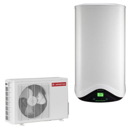 Efficiënte WARMTEPOMP BOILER ARISTON NUOS SPLIT 80 WH met 80 liter opslag, klasse A energie-efficiëntie.