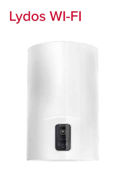 Wand elektrische boiler Ariston Lydos WI-FI geïntegreerd 100 liter klasse B met touchscreen display.