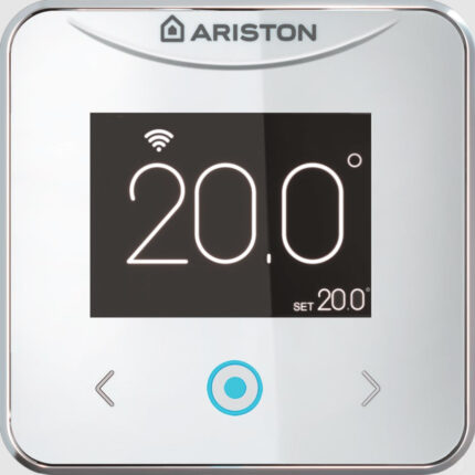 Smart thermostaat met touchscreen interface in witte kleur - ARISTON CUBE S NET.