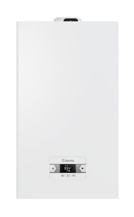 Beretta BLR 25C LPG condensatieketel met rookgasafvoerset, energiezuinig en compact design.