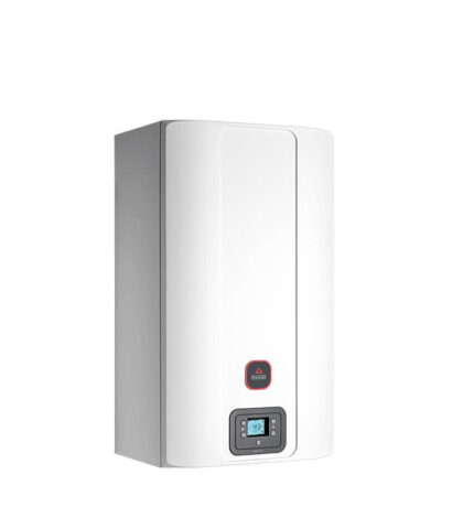 Efficiënte Biasi rinNova Adaptive 30s condensatieketel met afvoerset voor aardgas of GPL.