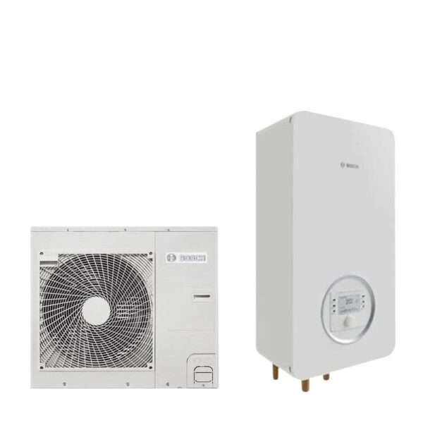 Energiezuinige Bosch omkeerbare warmtepomp CSH 3000i AW 6 ORS, 6 kW, R-40 + wandunit.
