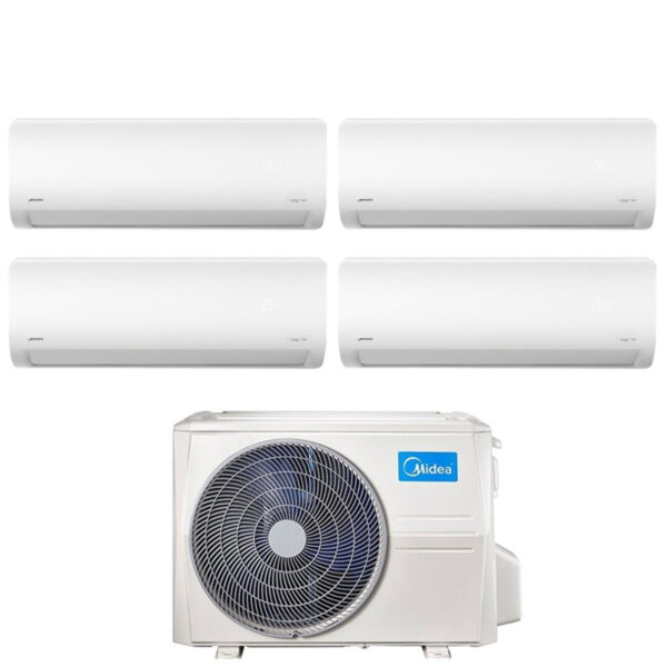 Airconditioner Midea Quadri Split Inverter serie XTREME PRO 9000+12000+12000+12000Btu met M4O-36FN8 R-32 geïntegreerde Wi-Fi