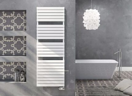 Elektrische Handdoekradiator Cordivari DORY FAN, 700 W, 500x1120, Wit, Digitale Eco Kamertemperatuurthermostaat