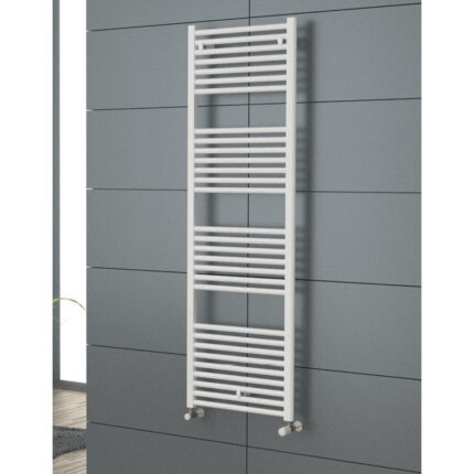 Designradiator wit van Cordivari Model LISA 22, van geverfd staal, beschikbaar in verschillende maten.