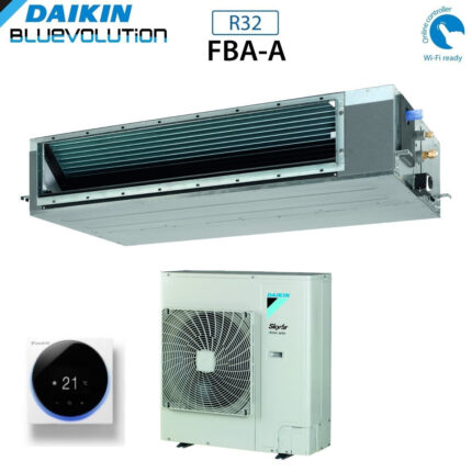 Airconditioner Daikin Bluevolution Kanaalbaar Medium Prevalentie 36000 Btu FBA100A + AZAS100MY1 Driefase R-32 Optioneel Geïntegreerde Wi-Fi