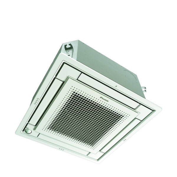 Ultra-platte Cassette Wandunit Daikin Fully Flat 4 Wegen 600x600 18000 Btu FFA50A R-32 Optionele Wi-Fi met witte rooster