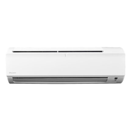 Daikin wandventiloconvector Fan Coil met 2 buizen, model FWT02GT, aan de muur gemonteerd.