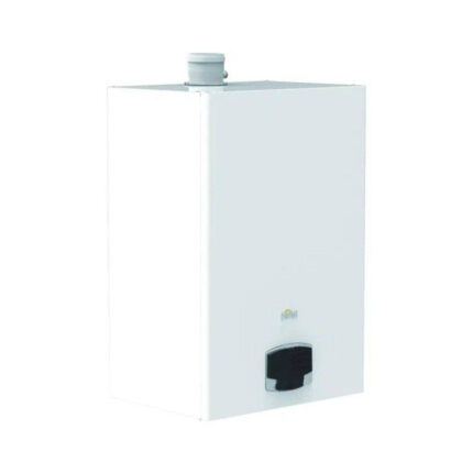 Hoogrendementsketel Ferroli FORCE W 150 voor alleen verwarming, inclusief afvoerset voor aardgas/LPG.