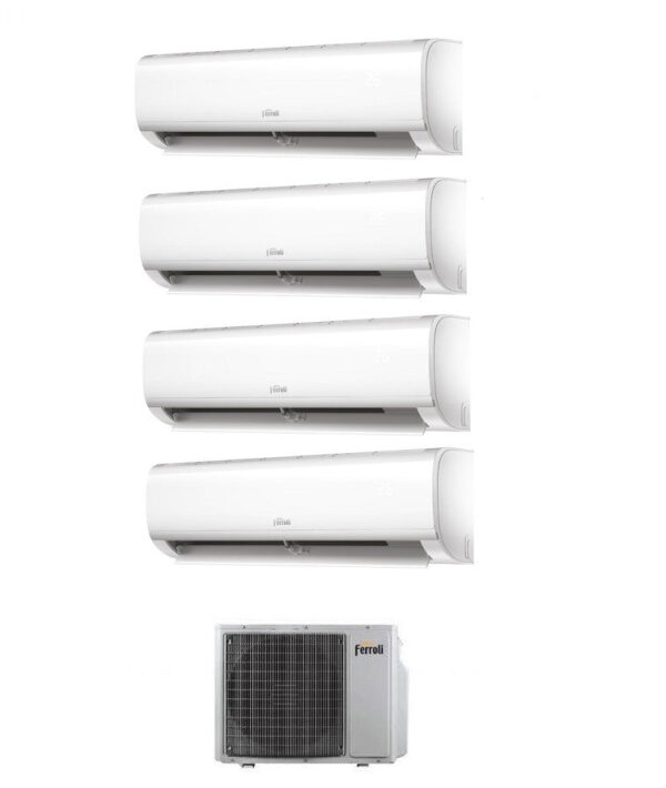 Airconditioner Ferroli Quad Split R-32 Diamant M 7+7+7+7 - Met 28-4 - 7000+7000+7000+7000