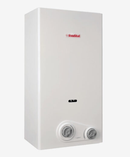Open Kamer Boiler Fondital Lipari PRO TN 14 liter Aardgas Low NOx Klasse A - Efficiënte en stijlvolle warmtepomp met 14 liter capaciteit.
