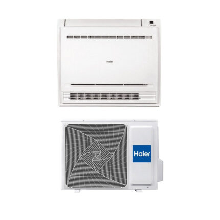 Haier Vloerconsole Inverter 12000 Btu AF35S2SD1FA R-32 Wi-Fi Optie met afstandsbediening standaard - Nieuw