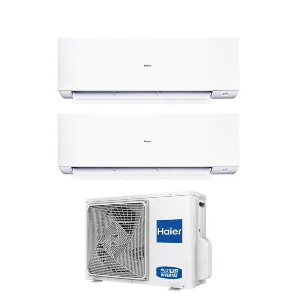 Airconditioner Haier Dual Split Inverter serie EXPERT 7+12 met 2U40S2SM1FA R-32 Wi-Fi Geïntegreerd 7000+12000