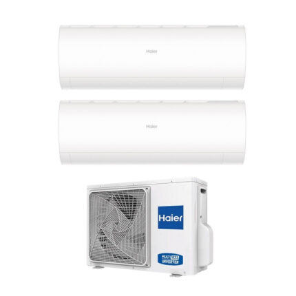 Klimaatbeheersingsinstallatie Haier Dual Split Inverter serie PEARL 9+12 met 2U40S2SM1FA R-32 Geïntegreerde Wi-Fi 9000+12000