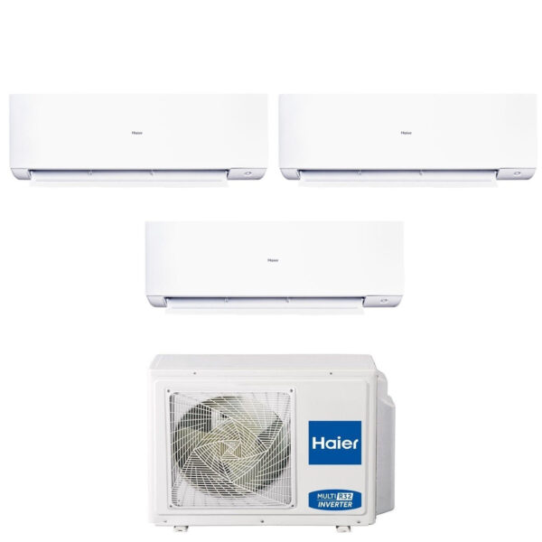 Haier EXPERT 7+7+12 trial split airconditioner met 3U70S2SR5FA R-32 geïntegreerde Wi-Fi 7000+7000+12000