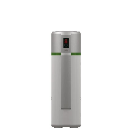 Haier HP250M3C warmtepomp boiler van 240 liter met gas R-410A en spiraal voor zonne-energie of ketel.