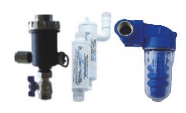 Hydro-Tec Boiler Saver Kit consisting of Compact-Duo dirt separator + Ecodos polyphosphate dispenser + Neutrawater condensate neutralizer