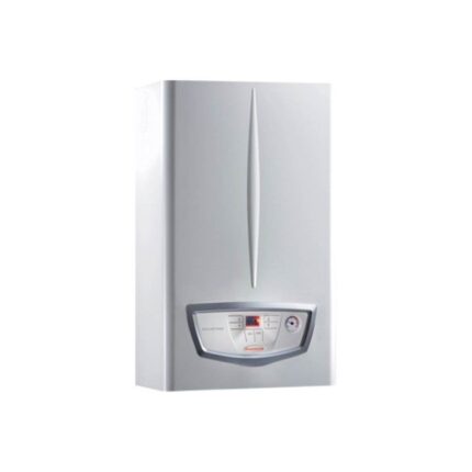 Krachtige Immergas MYTHOS HP 24 kW condensatieboiler met geïntegreerde Wi-Fi en low NOx afvoerset in GPL-uitvoering.