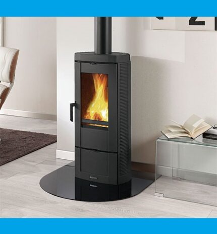 Gietijzeren houtkachel La Nordica Extraflame Mod. Candy 7,2 kW antraciet - Duurzame en stijlvolle kachel met 7,2 kW vermogen.