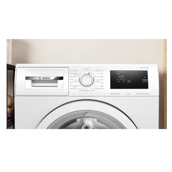 Frontlader wasmachine Bosch WAN24009II 9 Kg Serie 4 Klasse A (H84,5xB59,8xD59) 1200 Toeren SpeedPerfect Voeg wasfunctie
