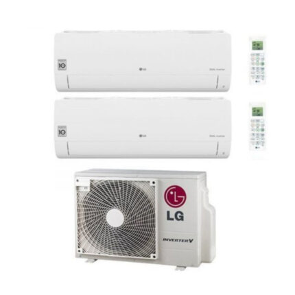 Airconditioner LG Dual Split Inverter Serie Libero Smart 7+12 met MU2R15 UL0 R-32 Wi-Fi Geïntegreerd 7000+12000 - Nieuw