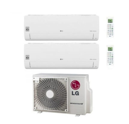 Airconditioner LG Dual Split Inverter Vrije serie Smart 9+12 met MU2R17 UL0 R-32 Geïntegreerde Wi-Fi 9000+12000 + Nieuw
