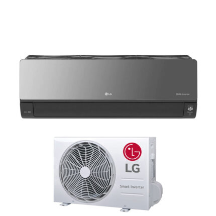 LG Inverter airconditioner serie ARTCOOL MIRROR 12000 Btu AC12BK R-32 geïntegreerde Wi-Fi UV Nano spraakbesturing klasse A++/A+