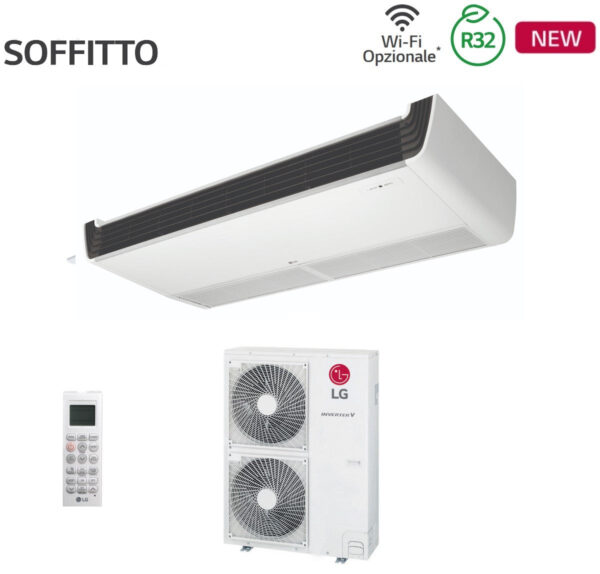 Airconditioner LG Plafond Inverter 36000 Btu UV36F Fase R-32 Wi-Fi Optioneel Standaard Afstandsbediening Inclusief - Nieuw