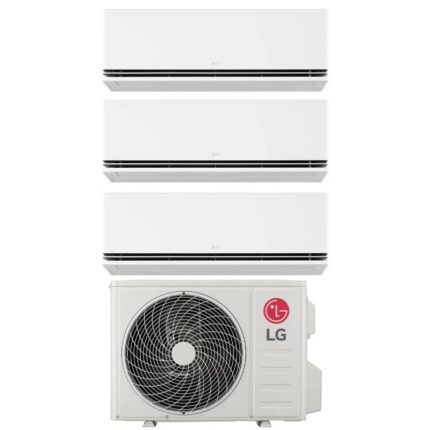 LG Trial Split Inverter Serie DUALCOOL DELUXE 9+9+12 met MU3R21 R-32 Geïntegreerde Wi-Fi 9000+9000+12000