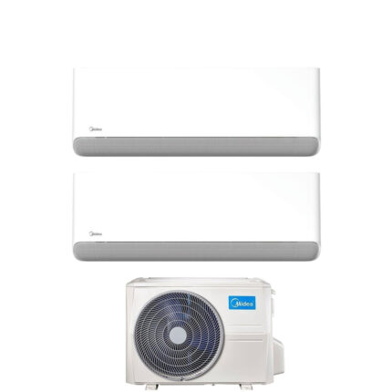 Midea Dual Split Inverter BREEZELESS E 9+9 met M2OG-14HFN8-Q R-32 Geïntegreerd Wi-Fi 9000+9000