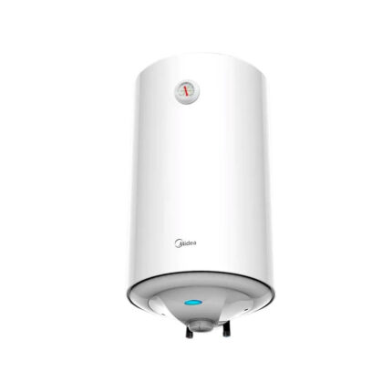 Verticale Elektrische Boiler Midea serie F6 van 80 liter - Zilver design met capaciteit, garantie van 7 jaar.