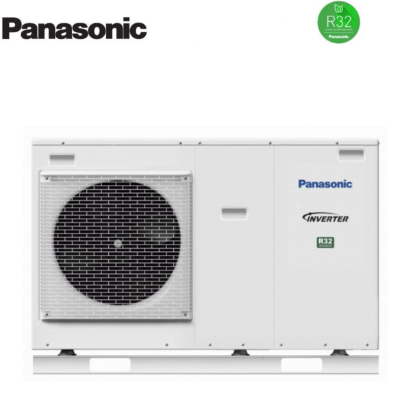 Monobloc lucht-water warmtepomp Panasonic AQUAREA 7 kW WH-MDC07J3E5 R-32 met optionele Wi-Fi A+++/A++: Efficiënte warmtepomp met WiFi-functionaliteit.