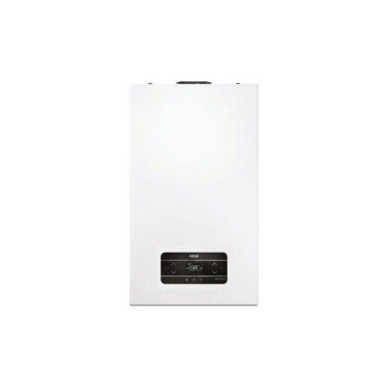 Condensatieboiler Riello RESIDENCE HM 30 IS voor aardgas/GPL verwarming, low NOx, compleet met afvoerset.