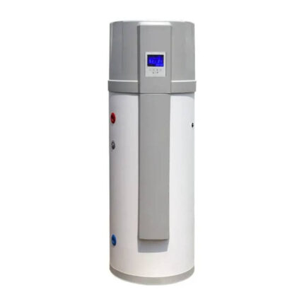 Rinnai SHIMANTO SANITARY warmtepompboiler, 200 liter, met R134A hulpgas, LCD-aanraakscherm.