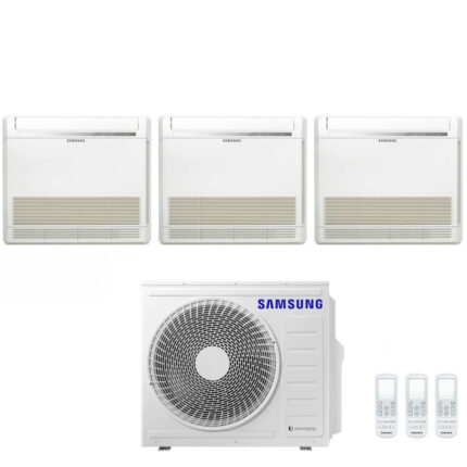 Samsung Trial Split Inverter Console 9+9+9 met AJ052TXJ3KG/EU R-32 9000+9000+9000 met inbegrepen afstandsbediening