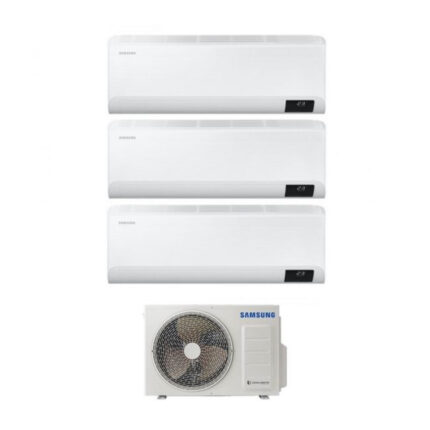 Trial split inverter airconditioner Samsung serie CEBU 12000+12000+12000 btu met AJ068TXJ3KG A++ Wi-Fi 12+12+12 - NIEUWHEID