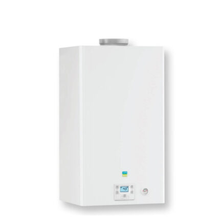 Moderne Savio ACTA NOX 28A LPG Low NOx open kamerketel met strak design en efficiënte functionaliteit.