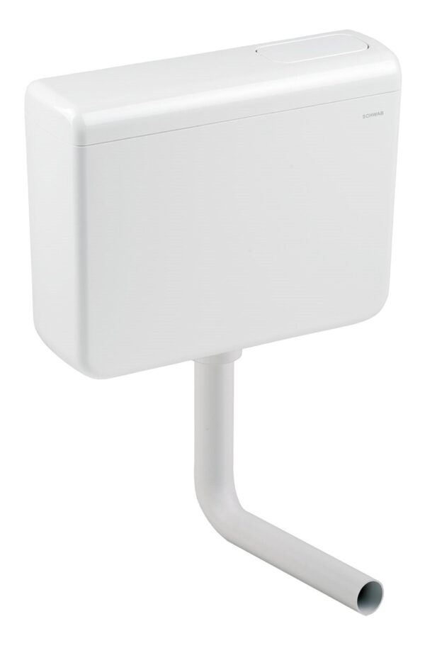Externe spoeltoilet SCHWAB IRIS Mono knop cod. 641520 voor wandinstallaties