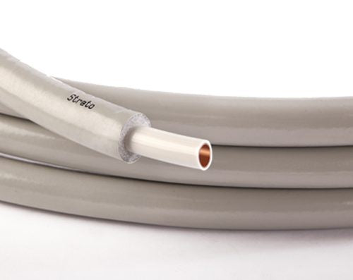 Meerdere-laags Koperbuis SCTubes STRATO Geïsoleerd voor Verwarming 25 Meter 26 x 3 mm Bedekt met Koperen Kern
