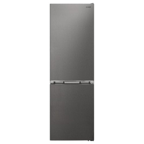 Combinatikoelkast Sharp SJ NBA11DMXPE 331 liter Klasse E (H185xB59,5xD65) Total No Frost Pet RVS