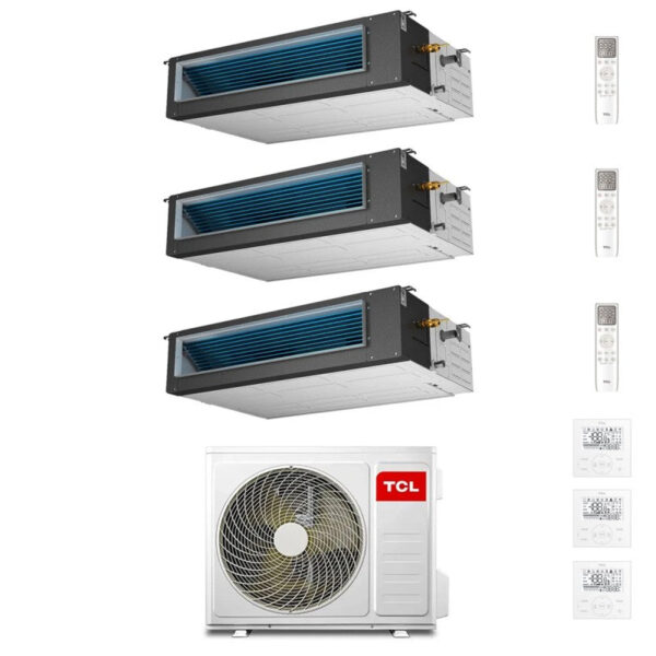 TCL Kanalisabele Trial Split 9+9+9 met MT2730 R-32 Wi-Fi optioneel met inbegrepen bediening