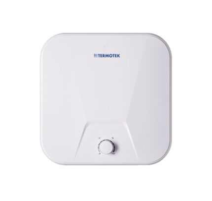 Elektrische boiler Onder de gootsteen Termotek Aquavolt E 10 liter - compacte, witte 10-liter boiler voor onder de gootsteen