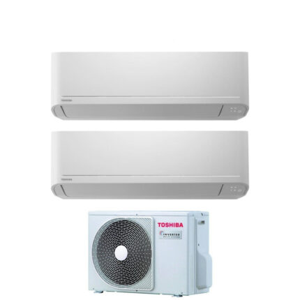 Toshiba Dual Split Inverter serie SEIYA 7+7 met RAS-2M14U2AVG-E R-32 Wi-Fi Optioneel 7000+7000 - Nieuw