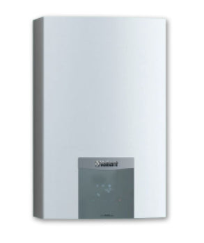 Hoogrendement gasboiler Vaillant turboMAG Plus Lage NOx 12 lt MAG 125/1- 5 RT GPL met rookgasafvoerset.