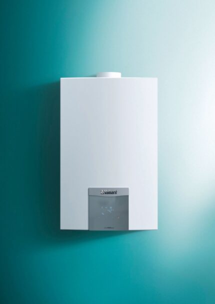 Vaillant turboMAG Plus Laag NOx 12 lt MAG 125/1- 5 RT aardgas boiler met rookafvoerset.