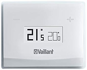 Slimme, modulerende Wi-Fi thermostaat Vaillant model VSmart voor warmtepompen.