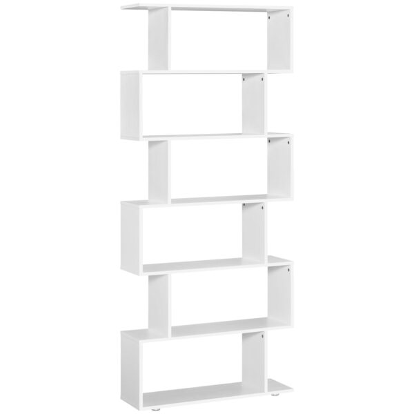 Easycomfort Design Bibliotheek Kantoormeubilair Houten Kast 80x24x191cm Wit