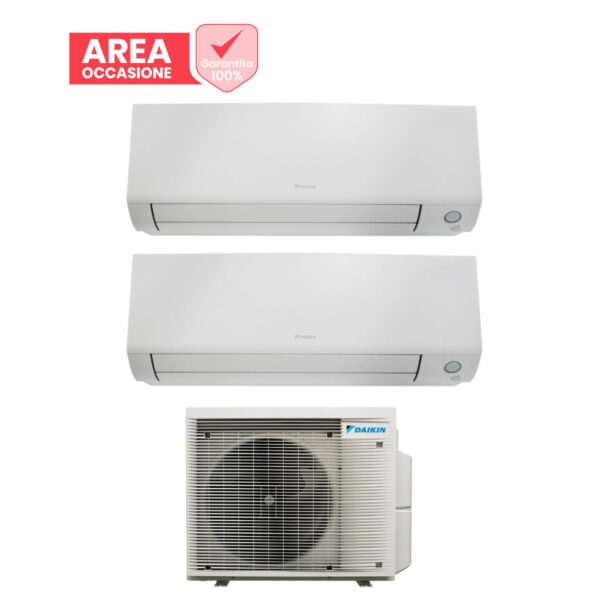 GELEGENHEDEN IN DE OMGEVING Airconditioner Daikin Bluevolution Dual Split Inverter-serie PERFERA ALL SEASON 9+12 met 2MXM50A R-32 Wi-Fi Geïntegreerd 9000+12000