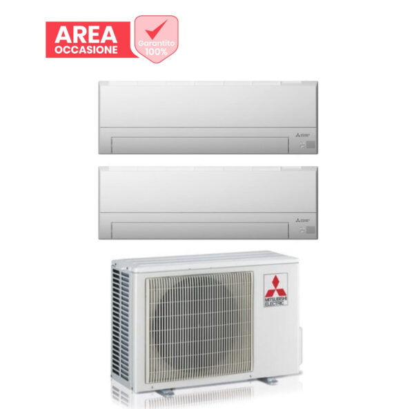 GELEGENHEDEN IN DE GEBIED Airconditioning Mitsubishi Electric Dual Split Inverter Serie MSZ-BT 9+12 met MXZ-2F53VF R-32 Wi-Fi Geïntegreerd 9000+12000