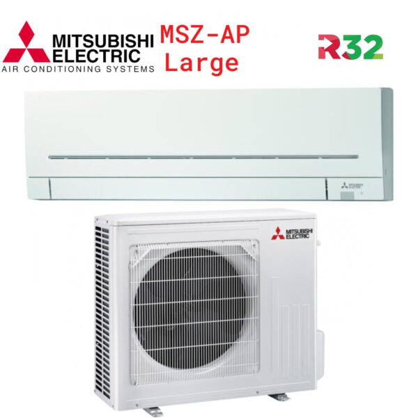 Mitsubishi Electric Inverter Airconditioner AP-serie 24000 Btu MSZ-AP71VG R-32 Groot model - Wi-Fi optioneel